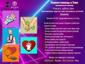 Мастер класс по первой помощи в теме